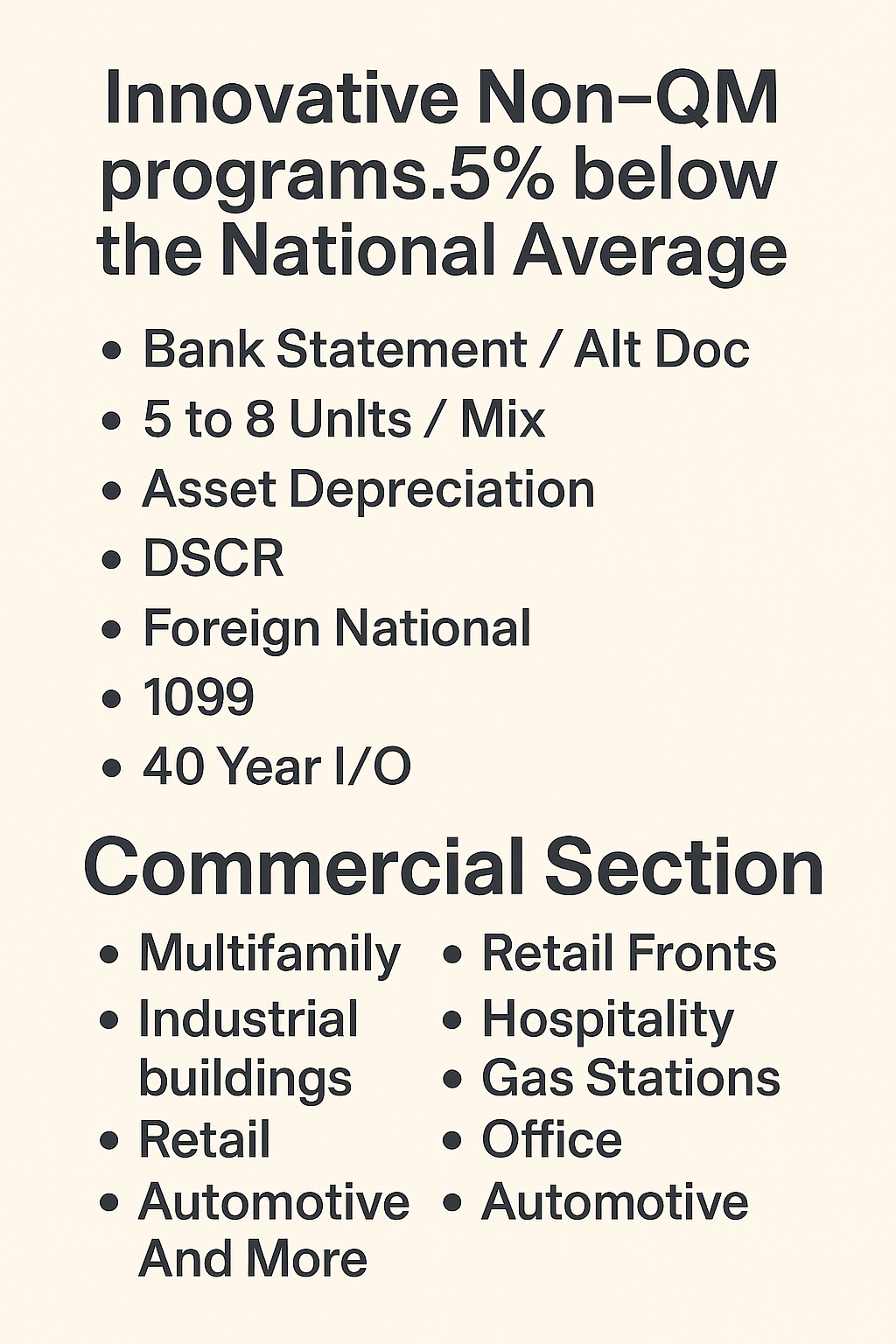 Loan Stream Products 2